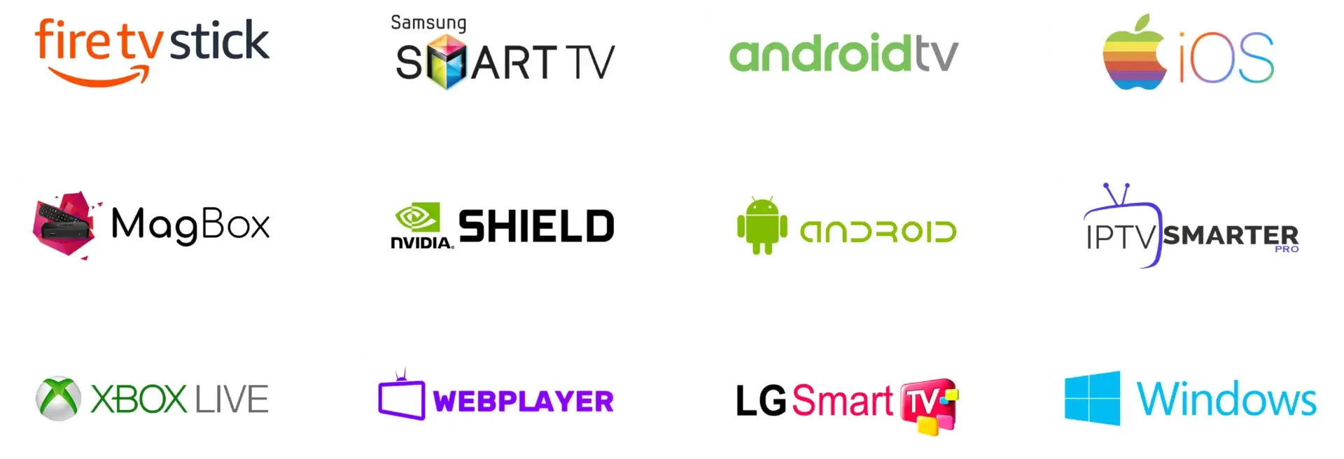 Appareils compatibles IPTV : Smart TV, smartphone, tablette et box